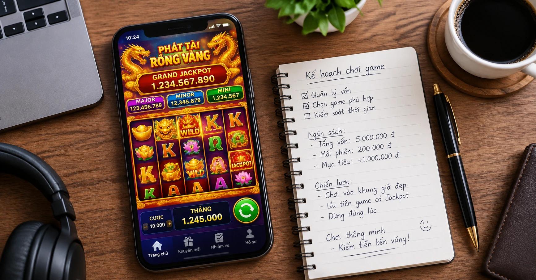 Kinh nghiệm nổ hũ giúp tăng cơ hội chiến thắng trong game slot - image 3 Kinh nghiệm nổ hũ giúp tăng cơ hội chiến thắng trong game slot - image 3